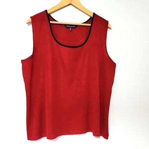 Ming Wang Red Tank Top